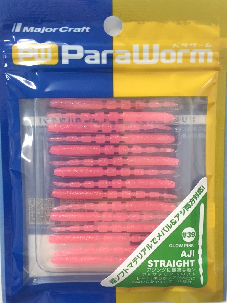 【SALE】メジャークラフト パラワーム AJI STRAIGHT Cレッド SALE】メジャークラフト パラワーム AJI STRAIGHT Cレッド
